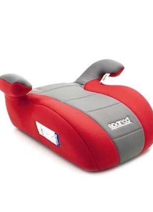 Детское автомобильное кресло (бустер) sparco f100k 15-36 кг серо-красное aksf100krdgr