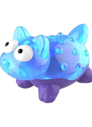 Игрушка для собак лиса с пищалкой gigwi suppa puppa, резина, 9 см