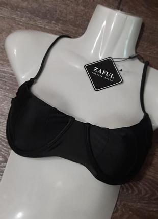 Бреедовый новый верх купальника р.12 / 40 от zaful,косточки, поролон