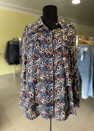 Легкая хлопковая рубашка/блуза с цветочным принтом next