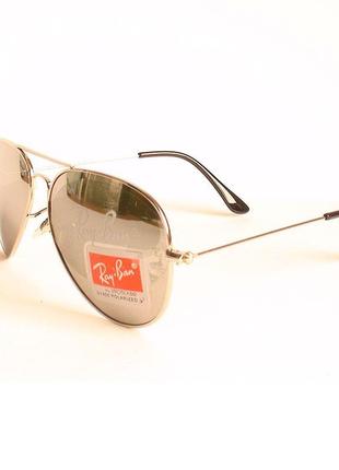 Очки ray ban rb3025 aviator classic silver zer silver