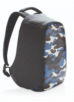 Рюкзак bobby anti-theft backpack camouflage blue xd design арт. p705.655