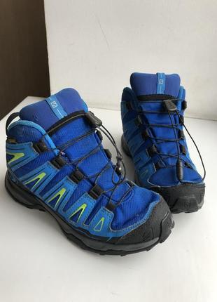 Ботинки мальчику salomon gore-tex 33 р. зимние contagrip