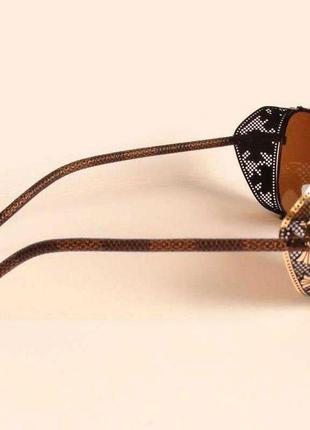 Очки chrome hearts hd science 1506 brown5 фото