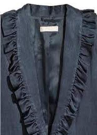 Новый брючный костюм h&m принт натуральный шелковый костюм оверсайз4 фото