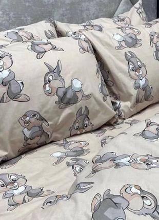 Комплект постельного белья двуспальный (кролик)2 фото