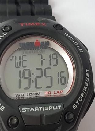 Timex ironman triathlon 549, підсв. календар, буди. хрон. 100 м. 30lap10 фото