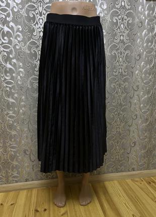 Юбка плиссе бархатная (возможен обмен)