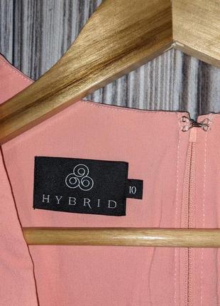 Ніжно-рожева натуральна сукня міді hybrid #22676 фото