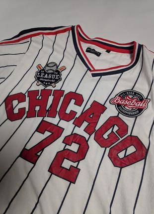 Футболка "chicago baseball" футбольная mls brave soul4 фото