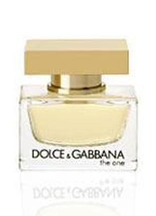 Dolce&gabbana d&g the one парфюмированная вода 75мл