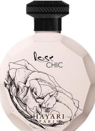 Тестер парфюмированная вода hayari rose chic 100мл