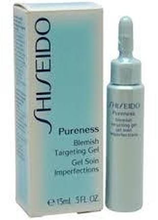 Shiseido shiseido pureness blemish targeting gel  гель для лица снимающий воспаление для проблемной кожи гель