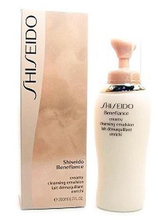 Shiseido shiseido benefiance creamy cleansing emulsion эмульсия для лица очищающая для чувствительной, сухой и1 фото