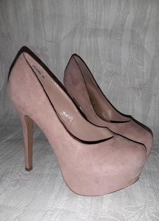 Пудровые розовые туфли на высоком каблуке для стриппластики и пилатеса