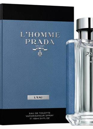 Prada lhomme leau туалетная вода 100мл