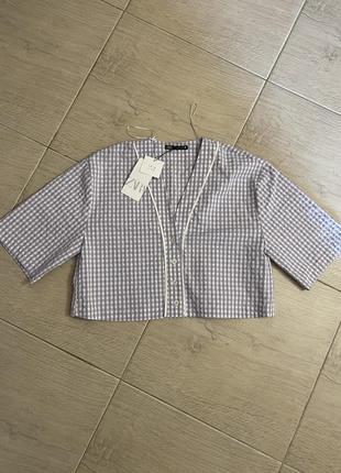 Стильна сорочка блуза кімоно бренда zara