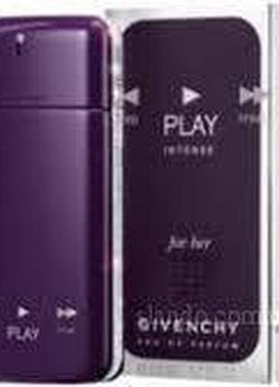 Givenchy play for her intense парфюмированная вода 50мл