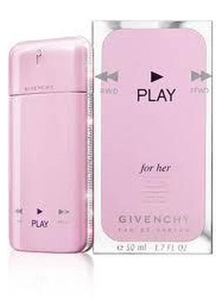 Givenchy play for her парфюмированная вода 50мл