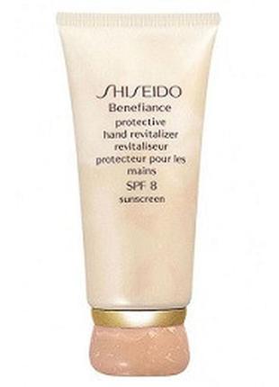 Shiseido shiseido benefiance protective hand revitalizer (cream) spf8  крем для рук защитный,