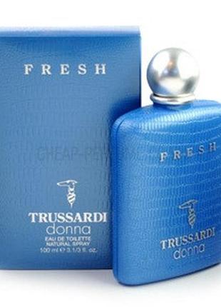 Trussardi donna fresh туалетная вода (тестер) 50мл