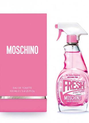 Moschino pink fresh couture туалетная вода 50мл