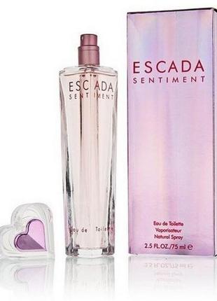 Туалетна вода escada sentiment 75ml (тестер)1 фото