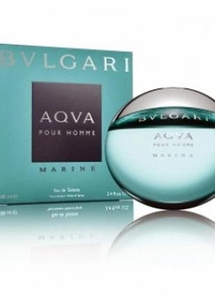 Aqva pour homme toniq bvlgari marine туалетная вода (тестер) 100мл