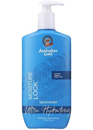 Лосьон для закрепления загара australian gold moisture lock tan extender