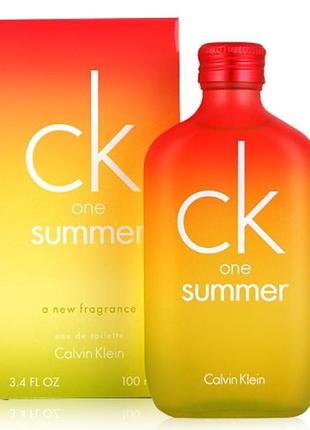 Calvin klein ck one summer 2007 туалетная вода 100мл1 фото