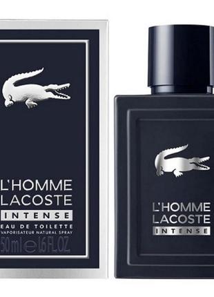 Туалетна вода lacoste l homme intense 50ml1 фото