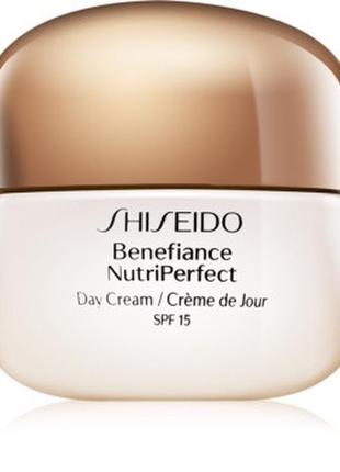 Shiseido shiseido benefiance nutri perfect day cream spf 15 крем дневной крем для лица 50мл