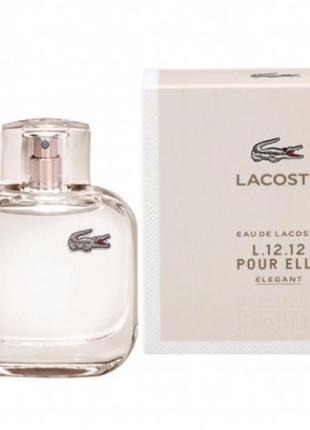 Eau de lacoste lacoste l. 12.12 pour elle elegant туалетна вода 50мл