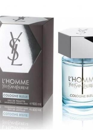 Yves saint laurent ysl lhomme cologne bleue туалетная вода 60мл1 фото