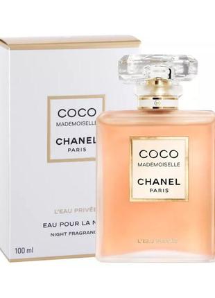 Chanel chanel coco mademoiselle leau privee туалетная вода (тестер) 100мл