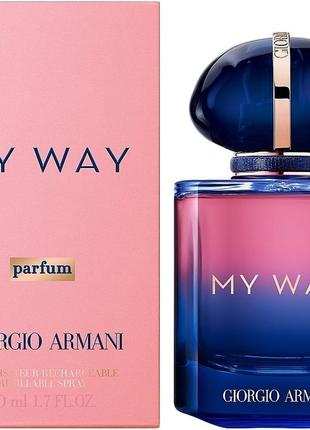 Armani my way parfum парфюм 50мл