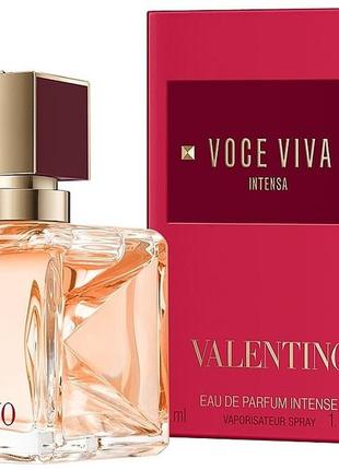 Valentino voce viva intensa парфюмированная вода 50мл