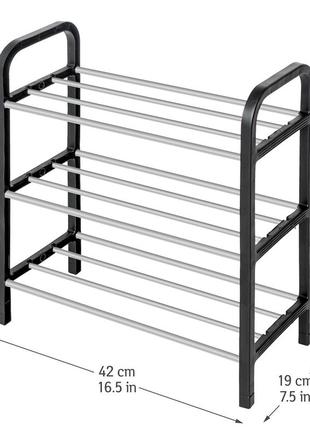 Підставка для взуття на 3 полиці 417х190х440 мм (fk-0314)