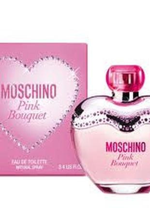 Moschino pink bouquet туалетная вода 100мл1 фото