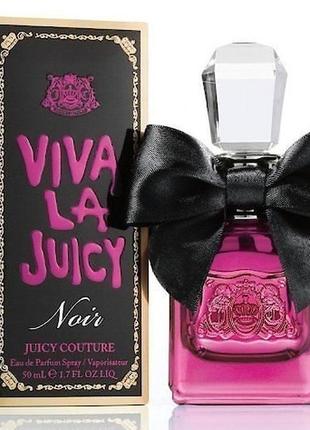 Juicy couture viva la juicy noir парфюмированная вода 50 мл1 фото