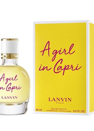 Lanvin a girl in capri туалетная вода 90мл