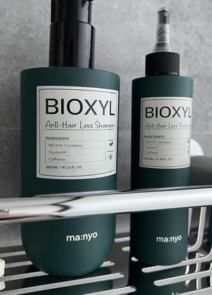 Шампунь проти випадіння волосся з комплексом manyo bioxyl anti-hair loss shampoo 480 ml2 фото