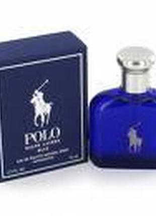 Ralph lauren polo blue набір (туалетна вода 125мл + туалетна вода 40мл + гель для душу 50мл + бальзам 50мл)