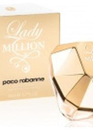 Paco rabanne lady million edp 50 мл eau de toilette туалетная вода (тестер) 80мл