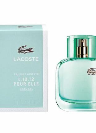 Lacoste eau de lacoste l.12.12 pour elle natural туалетная вода 90мл (тестер)1 фото