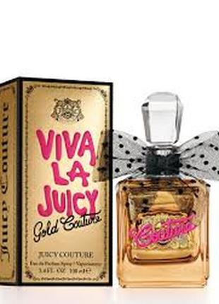 Juicy couture viva la juicy gold couture парфюмированная вода (тестер) 100мл1 фото