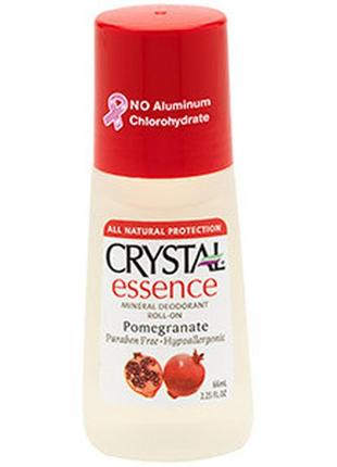 Кошти від потовиділення дезодорант crystal essence pomegranate roll-on кульковий дезодорант 66мл