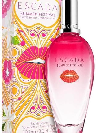 Escada summer festival туалетная вода (тестер) 100мл