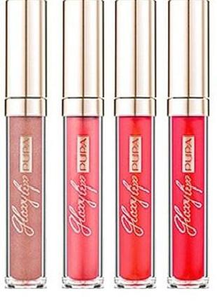 Pupa pupa glossy lips city safari блеск для губ с глянцевым эффектом №  407 алый