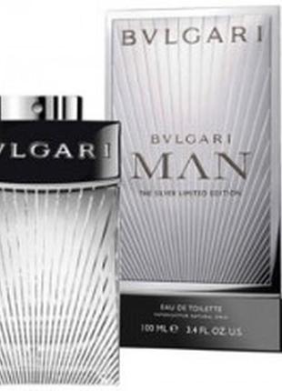 Bvlgari man the silver limited edition туалетная вода 100мл